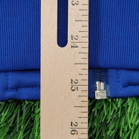 Vintage Y2K Slazenger Track Jacket Large 23x25 Blue Red Gray Cropped - Picture 10 of 13